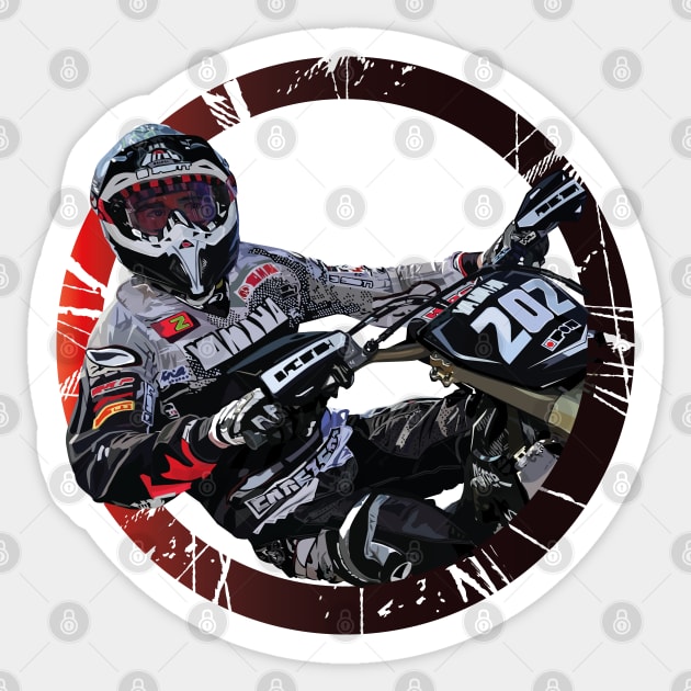 Motocross Sticker by obscurite